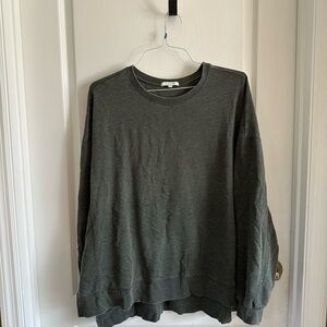 Z Supply Charcoal Crew Neck Top
